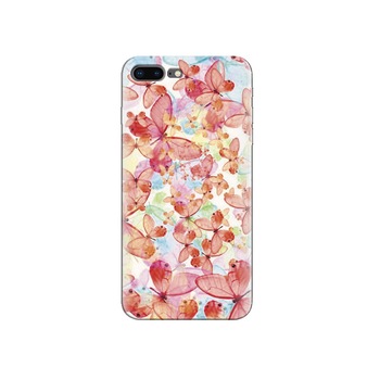 Husa Iphone 7 Plus Pink Backgound Husa Iphone 7 Plus Pink Backgound