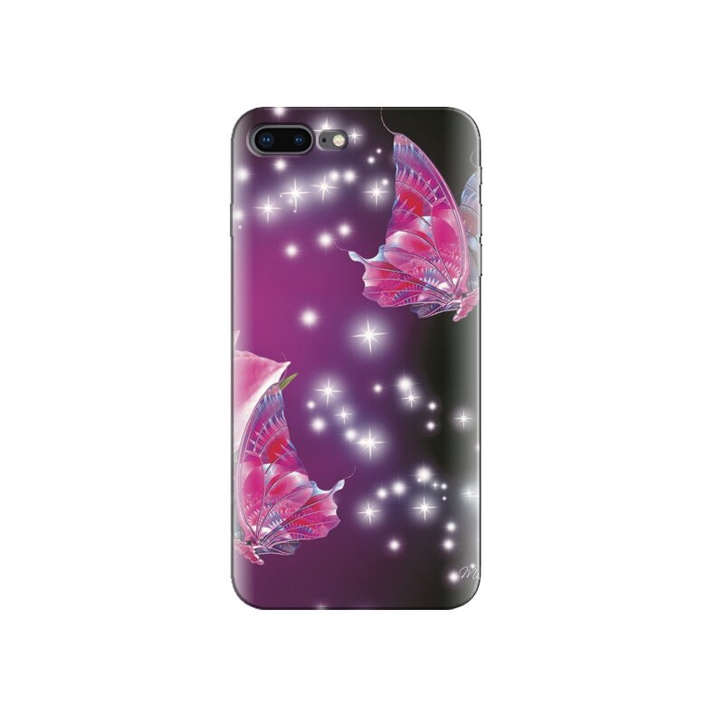 Husa Iphone 8 Plus Pink Butterfly Phone