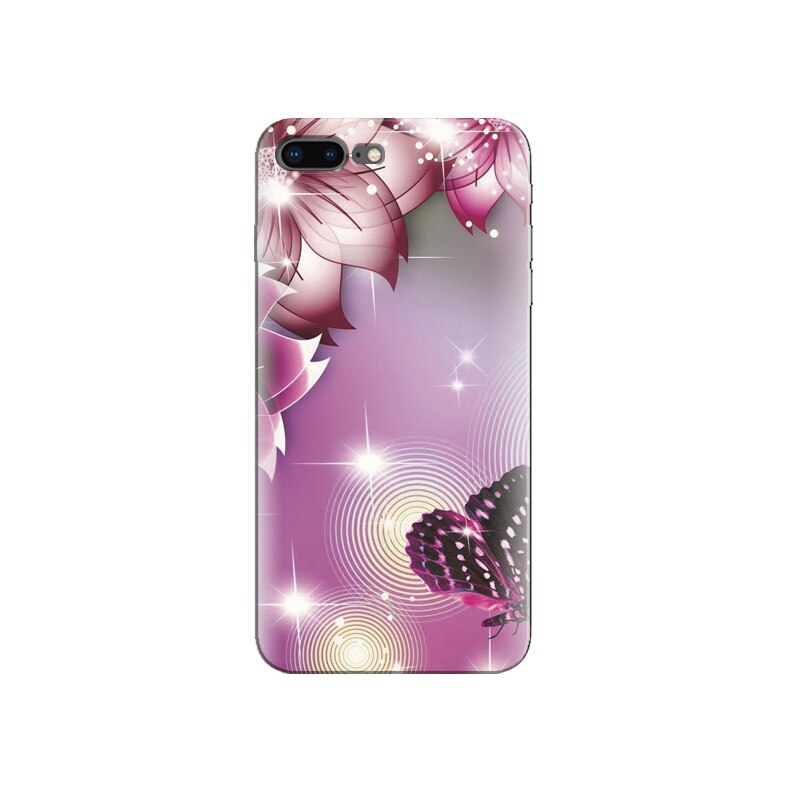 Husa Iphone 8 Plus Purple Butterfly Phone