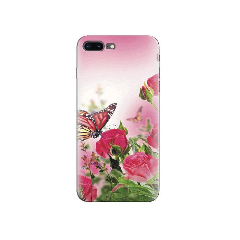 Husa Iphone 8 Plus Pink Butterfly 004