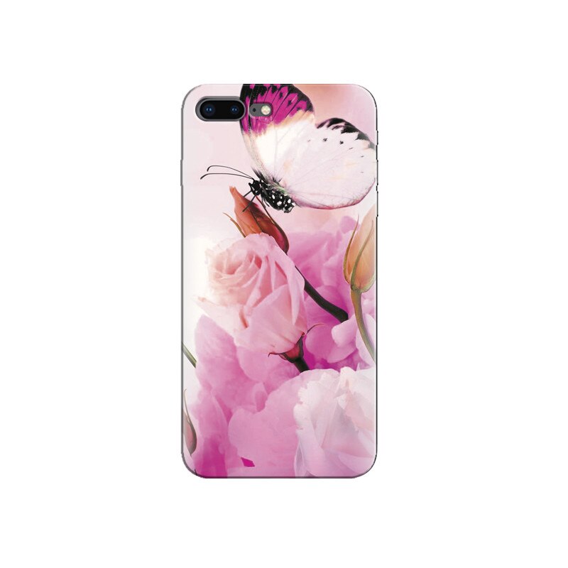 Husa Iphone 7 Plus Purple Butterfly