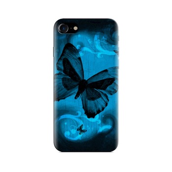 Husa Iphone 7 Blue Butterfly Husa Iphone 7 Blue Butterfly
