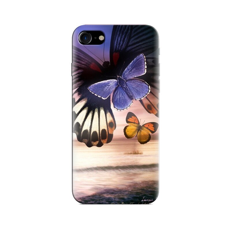 Husa Iphone 8 Blue Butterfly 001