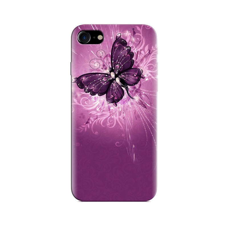 Husa Iphone 8 Purple Butterfly 005