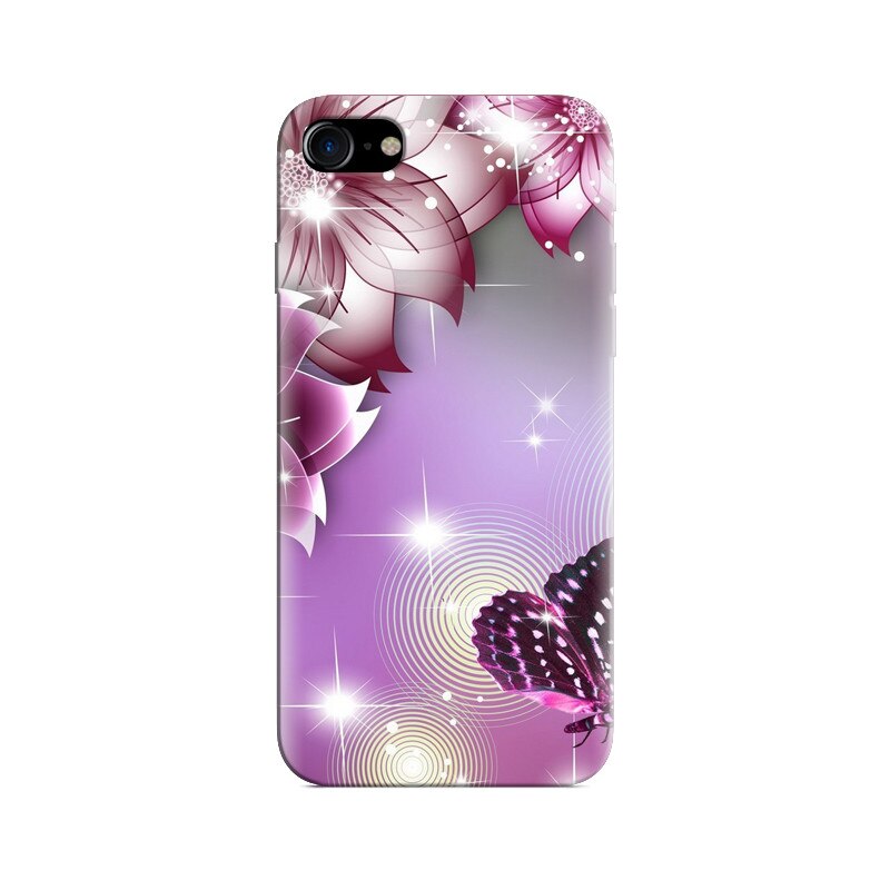Husa Iphone 5s Purple Butterfly Phone