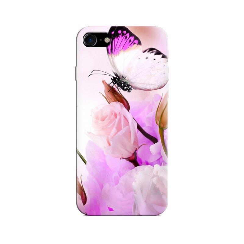 Husa Iphone 5s Purple Butterfly