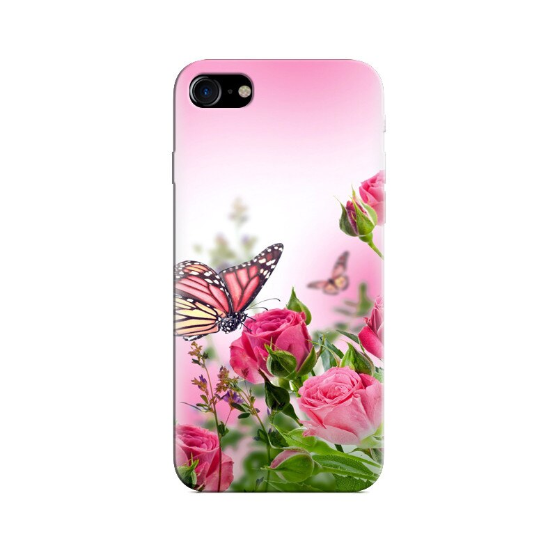 Husa Iphone 7 Pink Butterfly 004