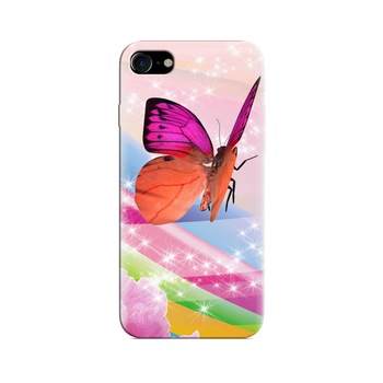 Husa Iphone 7 Pink Butterfly Cellphone Husa Iphone 7 Pink Butterfly Cellphone