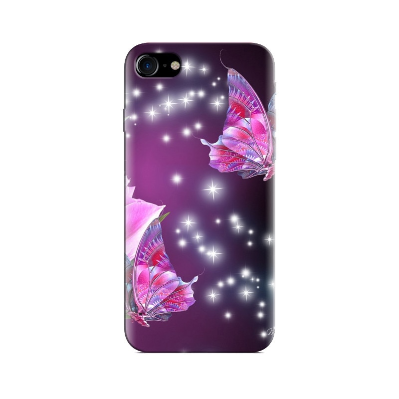 Husa Iphone 5s Pink Butterfly Phone