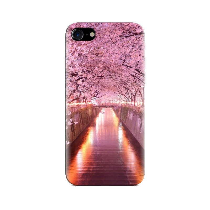 Husa Iphone 7 Pink Flower 003