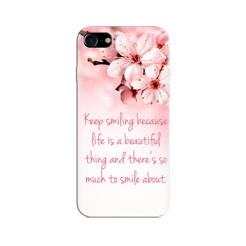 Husa Iphone 7 Quotes Pink 002
