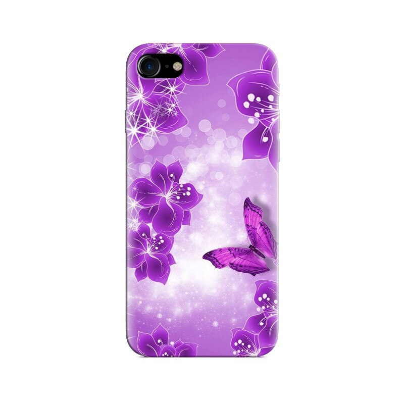 Husa Iphone 7 Purple Butterfly 001