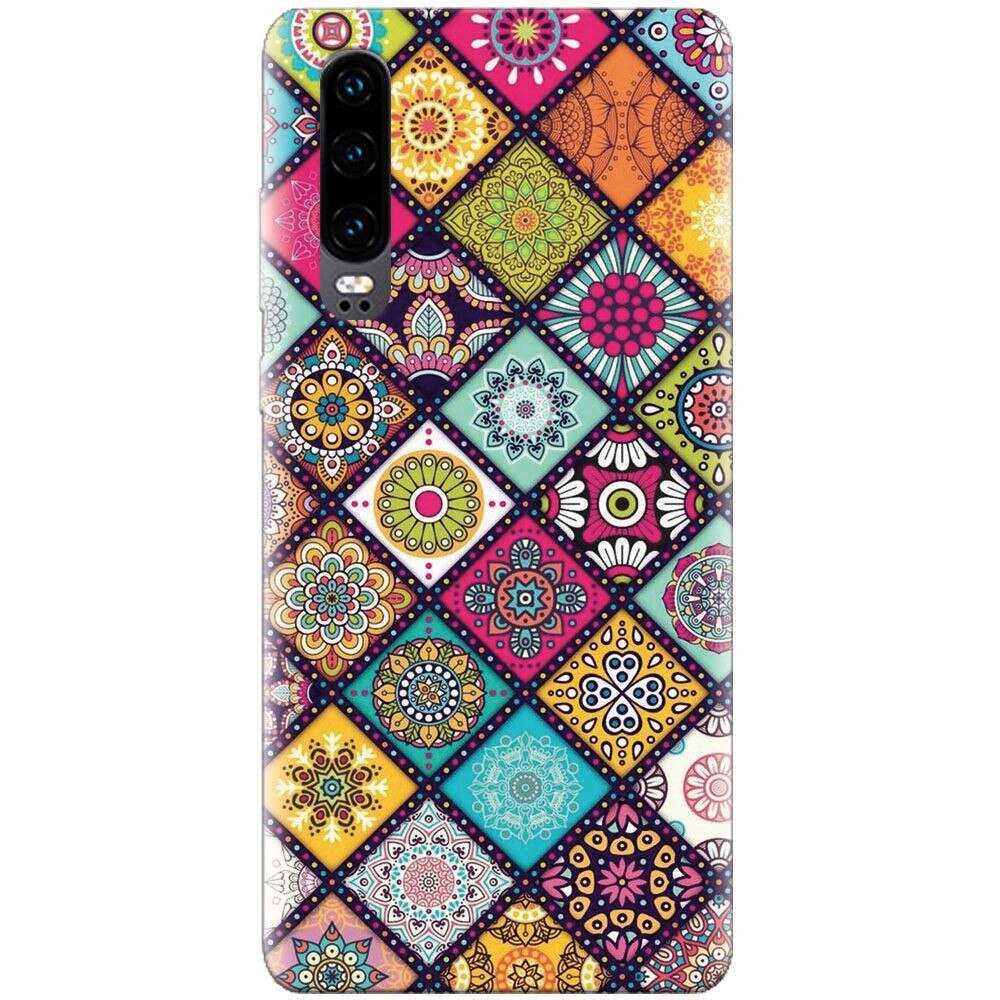 Husa silicon pentru Huawei P30, Mandala Pattern