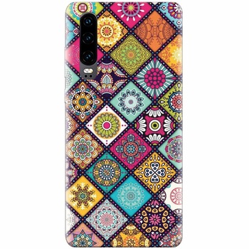 Husa silicon pentru Huawei P30, Mandala Pattern Husa silicon pentru Huawei P30, Mandala Pattern
