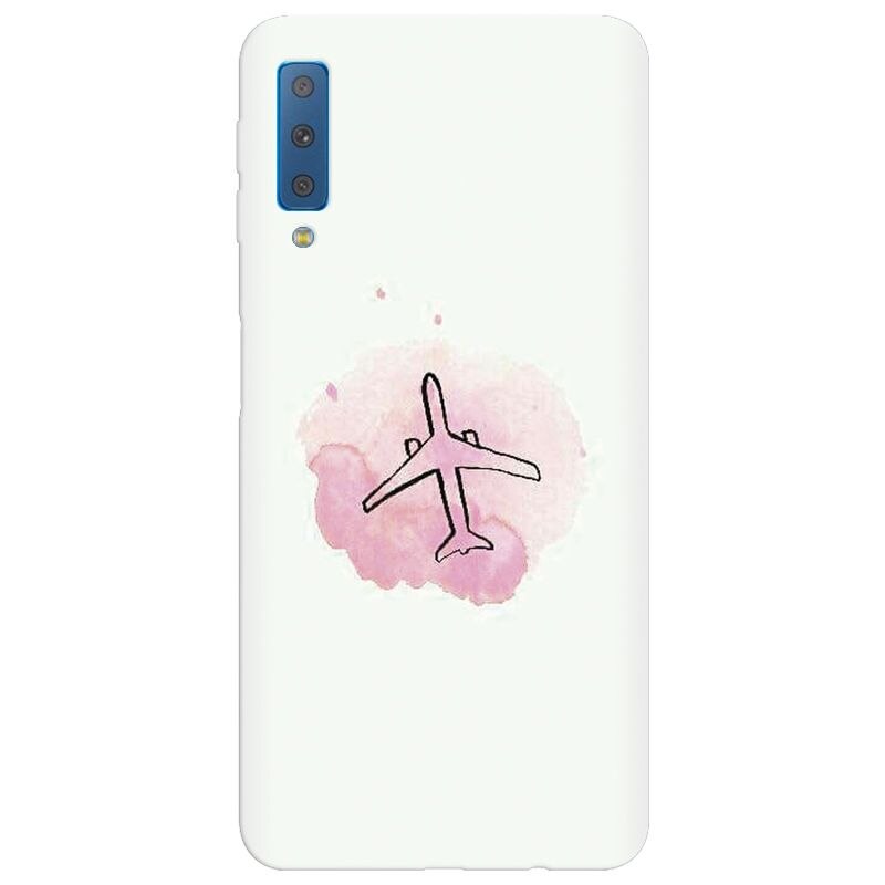 Husa silicon pentru Samsung Galaxy A7 2018, Airplain