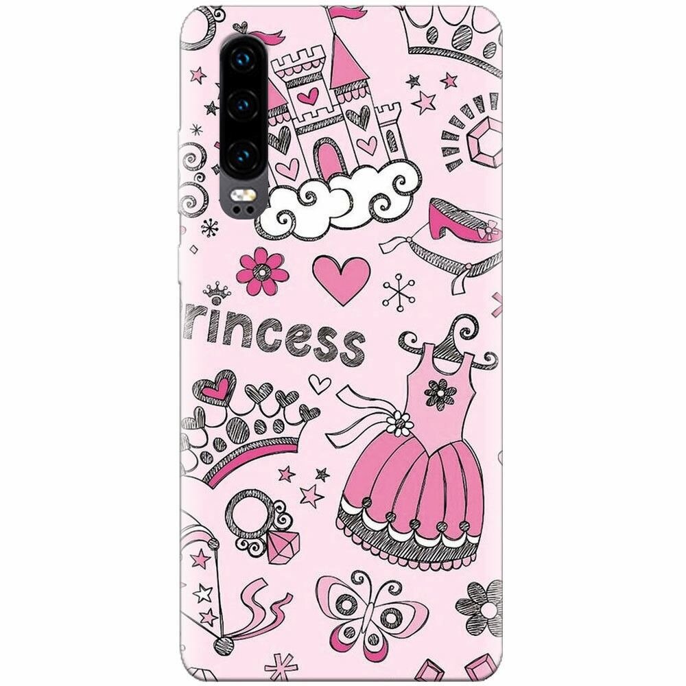 Husa silicon pentru Huawei P30, Princess