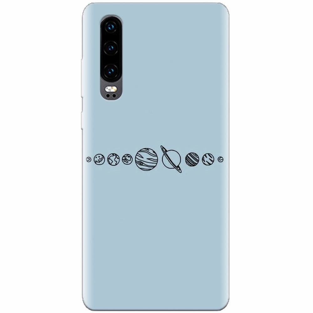Husa silicon pentru Huawei P30, Planets