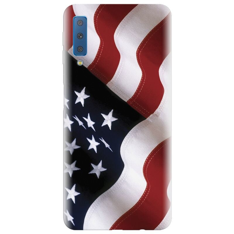 Husa silicon pentru Samsung Galaxy A7 2018, American