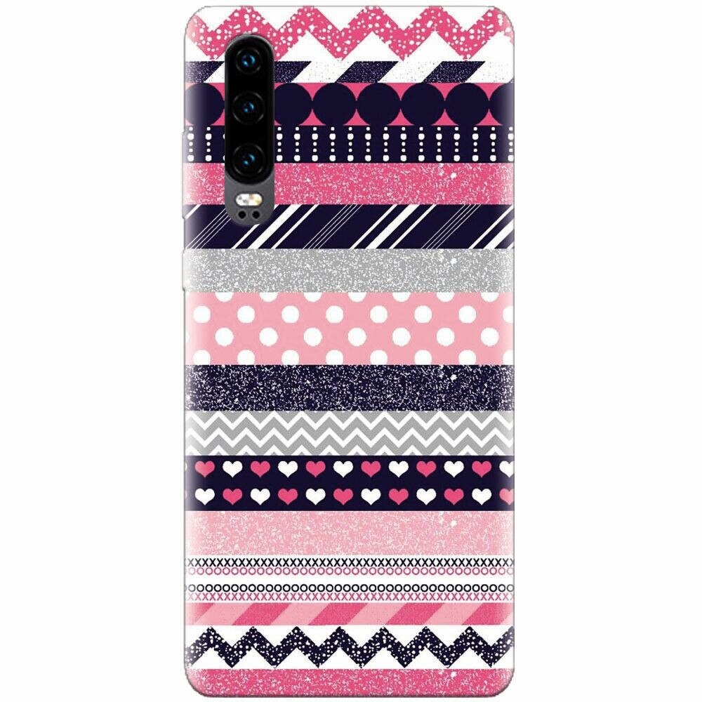 Husa silicon pentru Huawei P30, Love Pattern