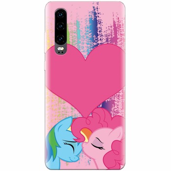 Husa silicon pentru Huawei P30, Pinkie Kiss Husa silicon pentru Huawei P30, Pinkie Kiss