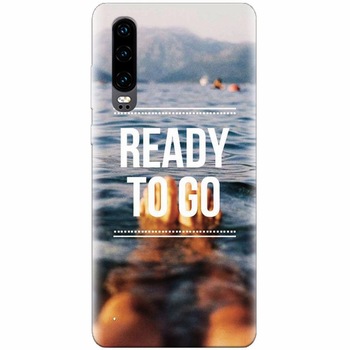 Husa silicon pentru Huawei P30, Ready To Go Swimming Husa silicon pentru Huawei P30, Ready To Go Swimming