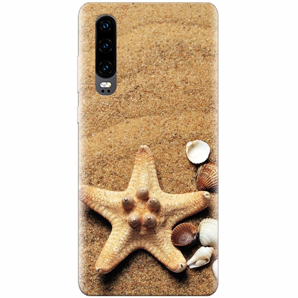 Husa silicon pentru Huawei P30, Sea Shells