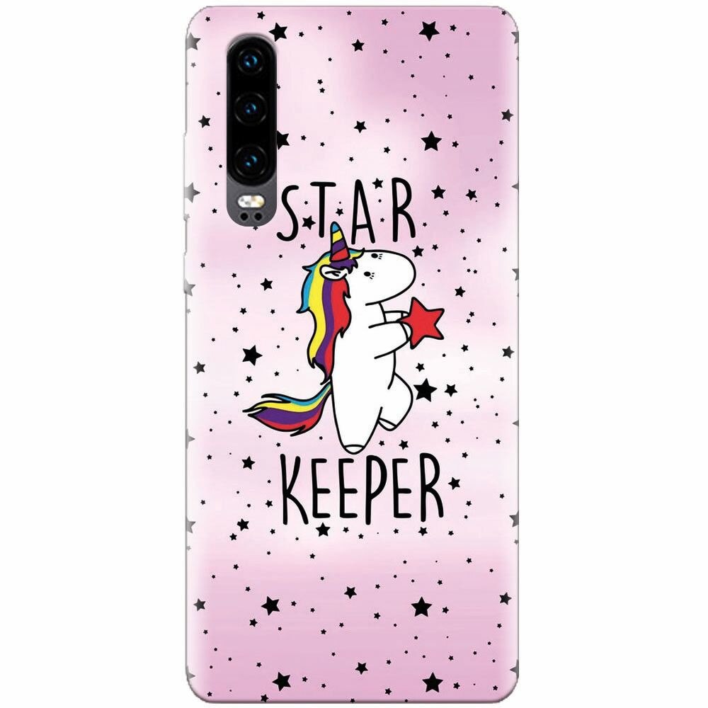 Husa silicon pentru Huawei P30, Unicorn Star Keeper