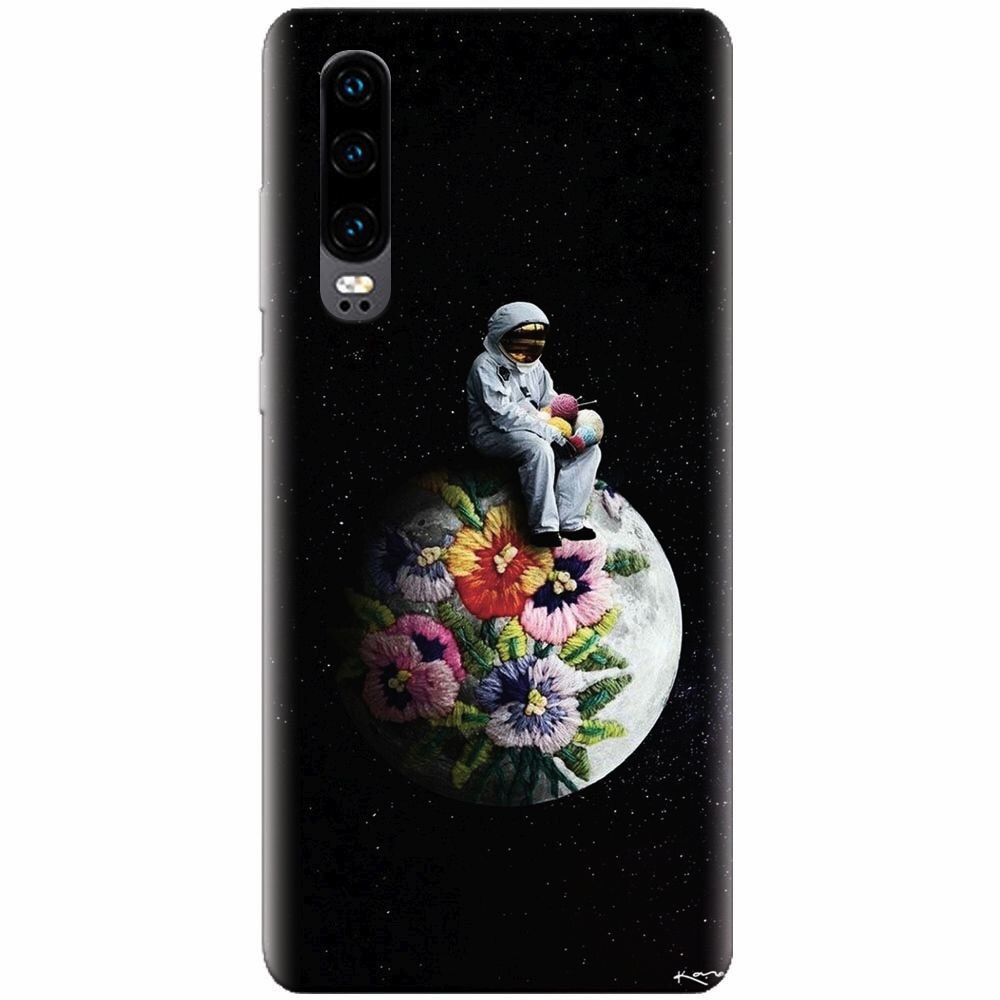 Husa silicon pentru Huawei P30, Astronaut