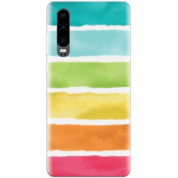 Husa silicon pentru Huawei P30, Watercolors Husa silicon pentru Huawei P30, Watercolors