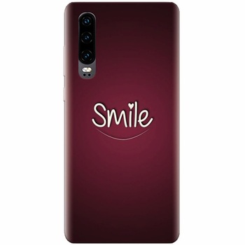 Husa silicon pentru Huawei P30, Smile Love Husa silicon pentru Huawei P30, Smile Love