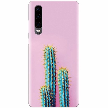 Husa silicon pentru Huawei P30, Cactus 102 Husa silicon pentru Huawei P30, Cactus 102