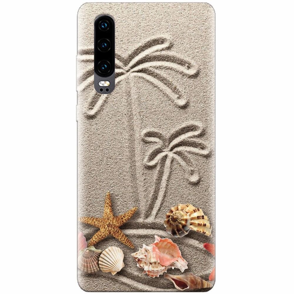 Husa silicon pentru Huawei P30, Beach Sand