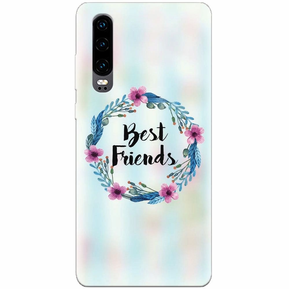 Husa silicon pentru Huawei P30, Best Friends 001