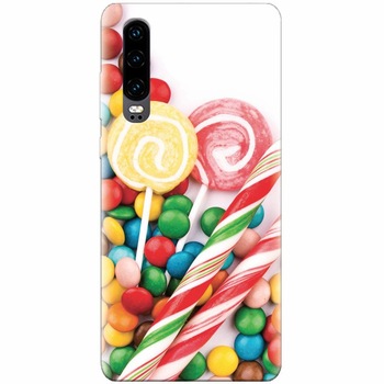 Husa silicon pentru Huawei P30, Sweet Colorful Candy Husa silicon pentru Huawei P30, Sweet Colorful Candy