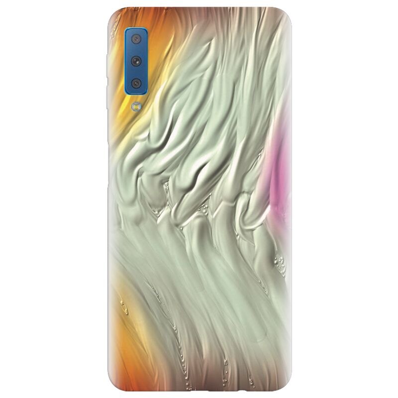 Husa silicon pentru Samsung Galaxy A7 2018, Attractive Abstract Design