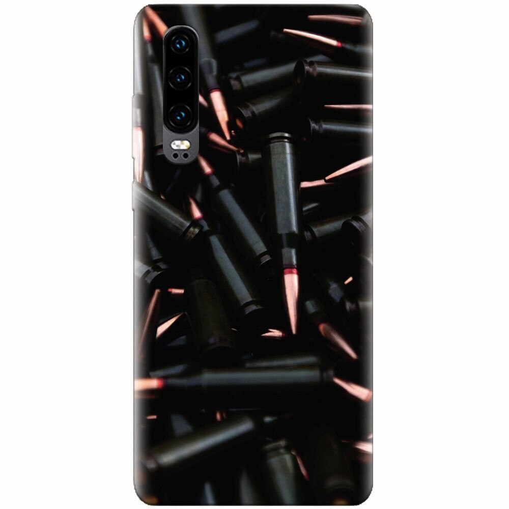 Husa silicon pentru Huawei P30, Ammunition Bullets
