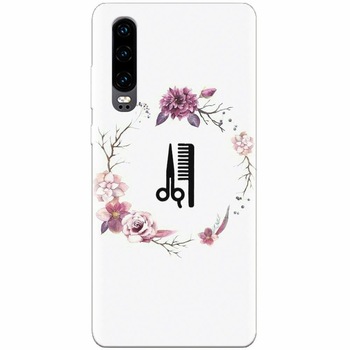 Husa silicon pentru Huawei P30, Icon Barber Husa silicon pentru Huawei P30, Icon Barber