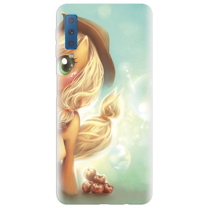 Husa silicon pentru Samsung Galaxy A7 2018, Applejack Pony Cute K