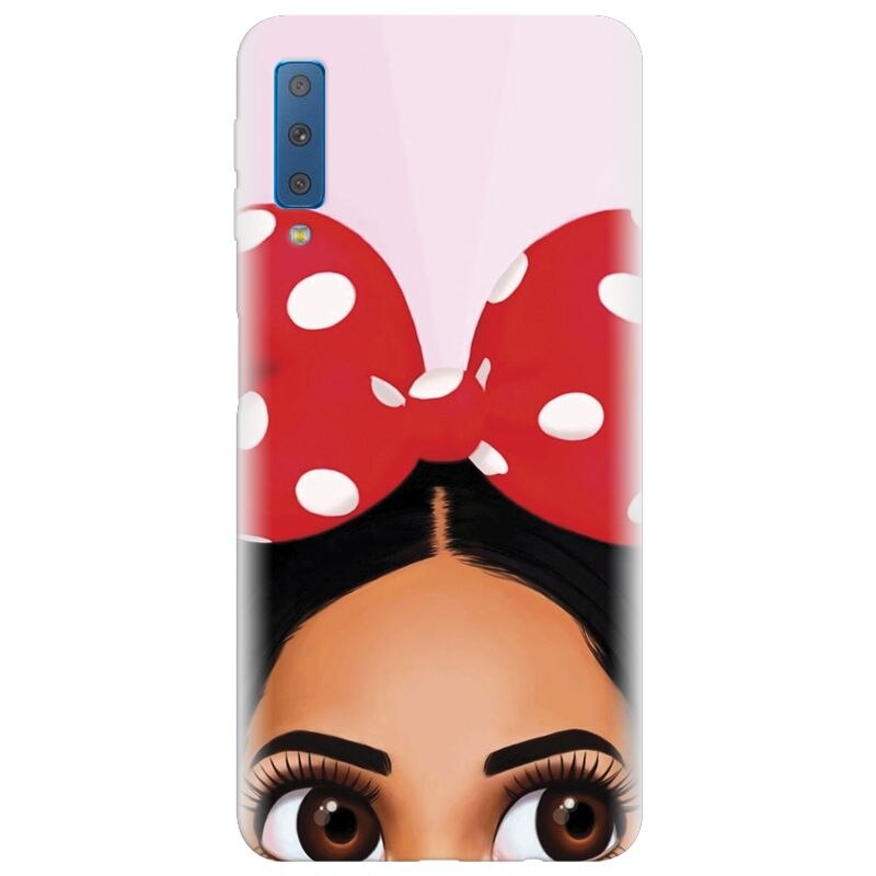 Husa silicon pentru Samsung Galaxy A7 2018, Anime Art Girl