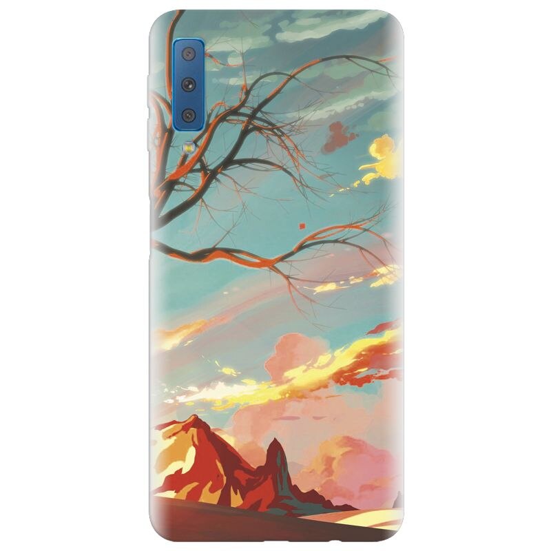 Husa silicon pentru Samsung Galaxy A7 2018, Artistic Landscape