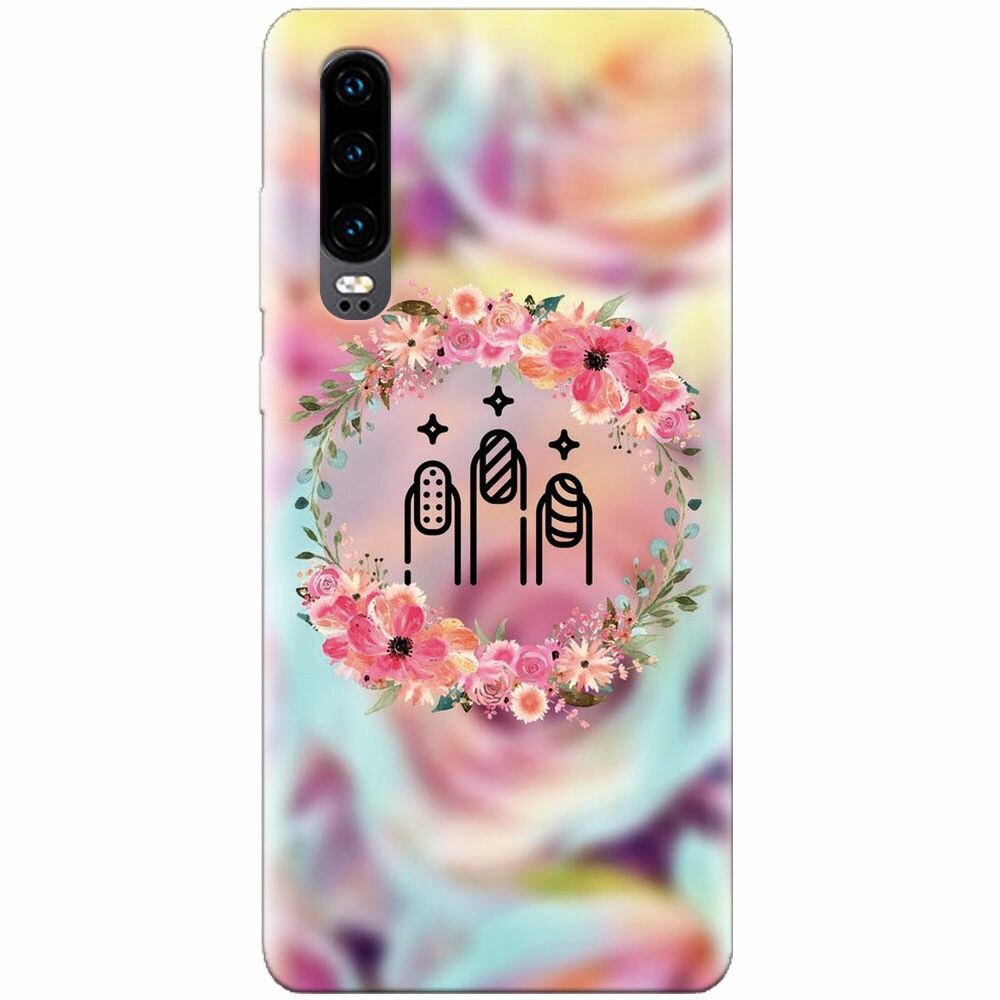 Husa silicon pentru Huawei P30, Nail Expert