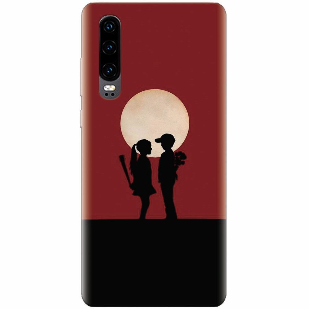 Husa silicon pentru Huawei P30, Boy Girl Love Story