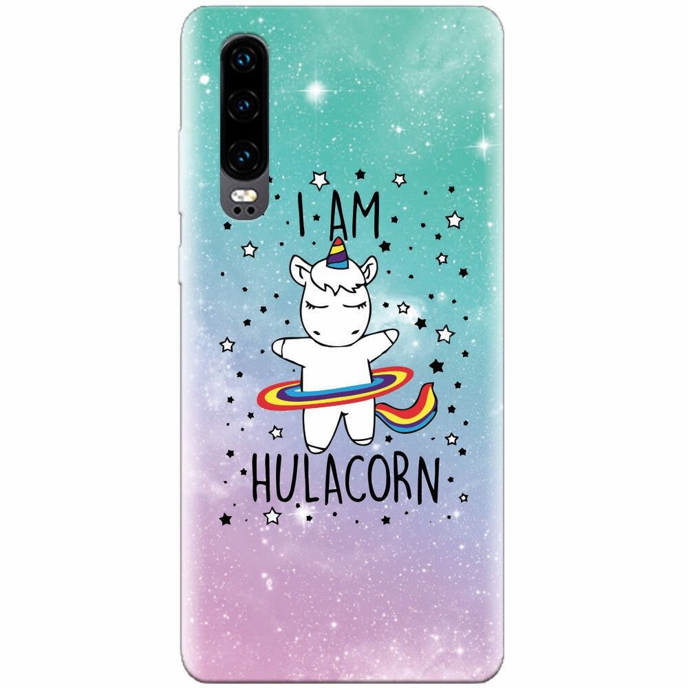 Husa silicon pentru Huawei P30, I Am Hulacorn