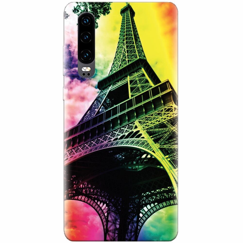 Husa silicon pentru Huawei P30, Eiffel Tower 002