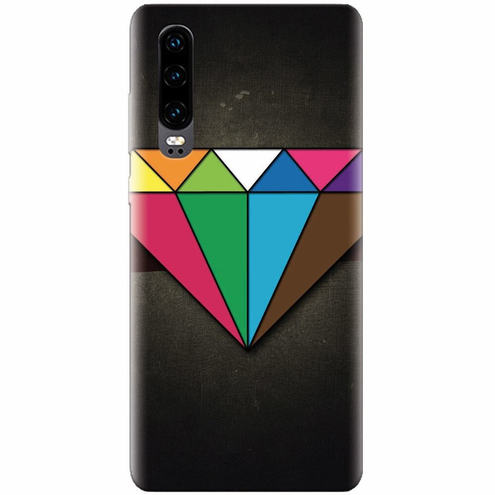 Husa silicon pentru Huawei P30, Colorful Diamond