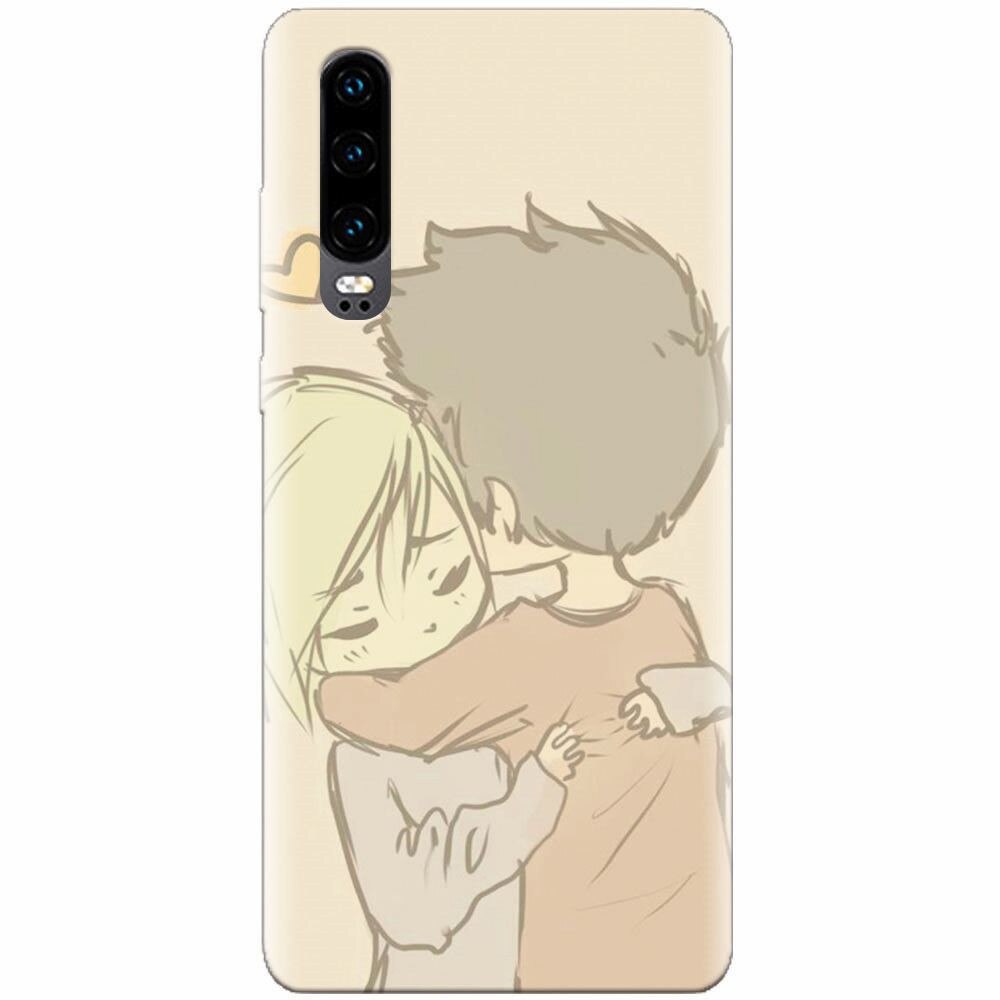 Husa silicon pentru Huawei P30, Couple Hug