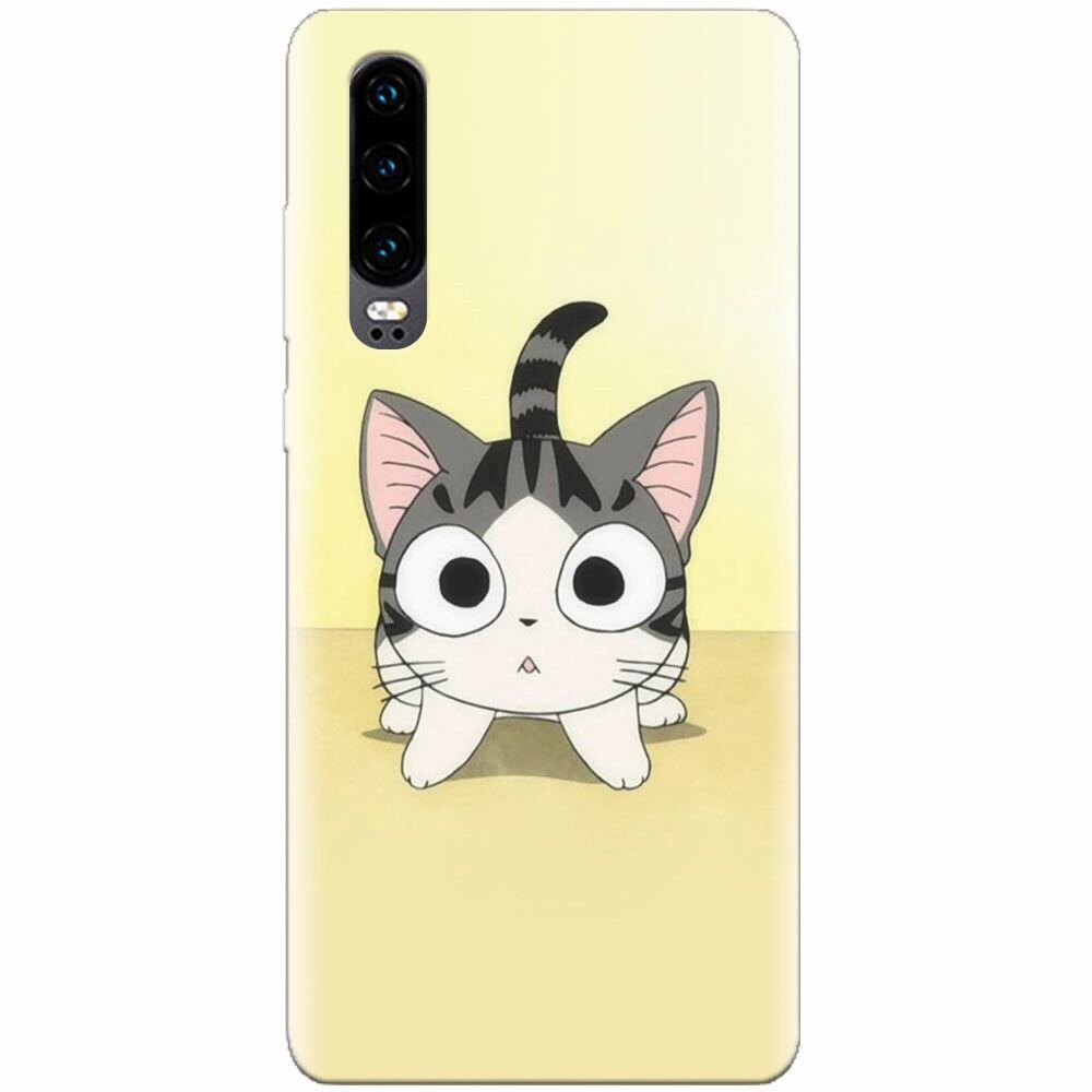 Husa silicon pentru Huawei P30, Cute Ktty