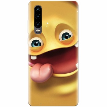 Husa silicon pentru Huawei P30, Cute Monster Husa silicon pentru Huawei P30, Cute Monster