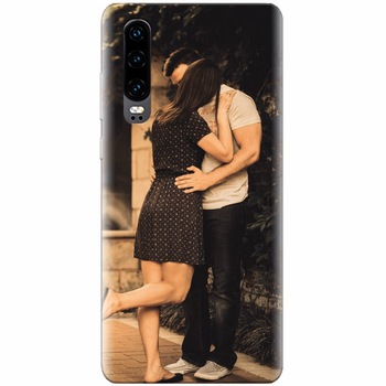 Husa silicon pentru Huawei P30, Couple Kiss Husa silicon pentru Huawei P30, Couple Kiss