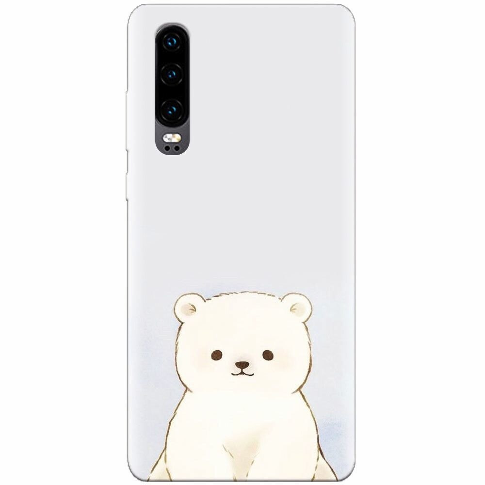Husa silicon pentru Huawei P30, Bear